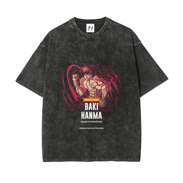 Vintage Oversized T-Shirt Baki