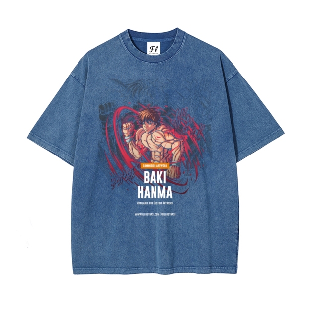 Vintage Oversized T-Shirt Baki
