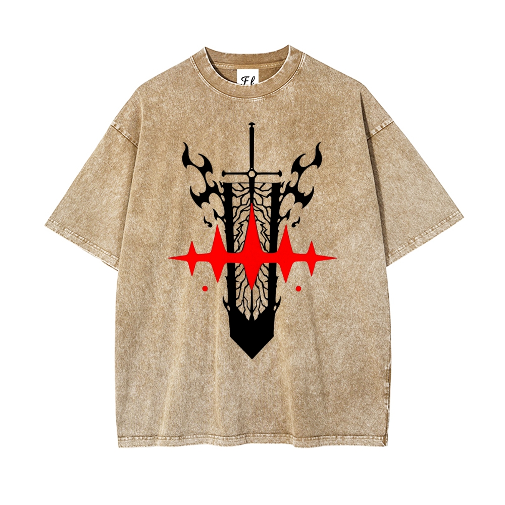 Vintage Oversized T-Shirt Bleach