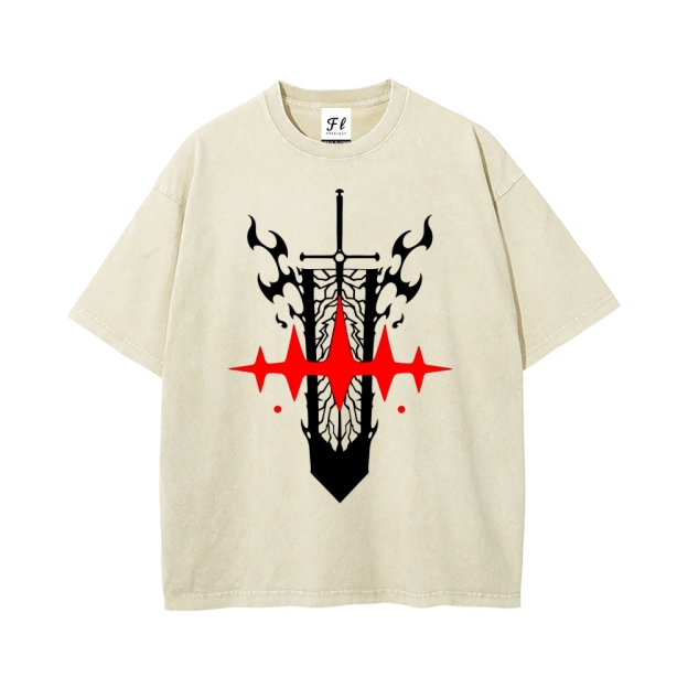 Vintage Oversized T-Shirt Bleach