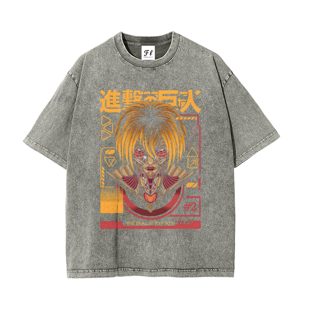 Vintage Oversized T-Shirt Attack On Titan