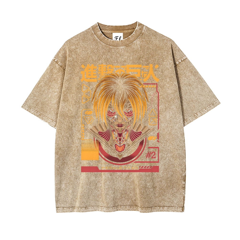 Vintage Oversized T-Shirt Attack On Titan