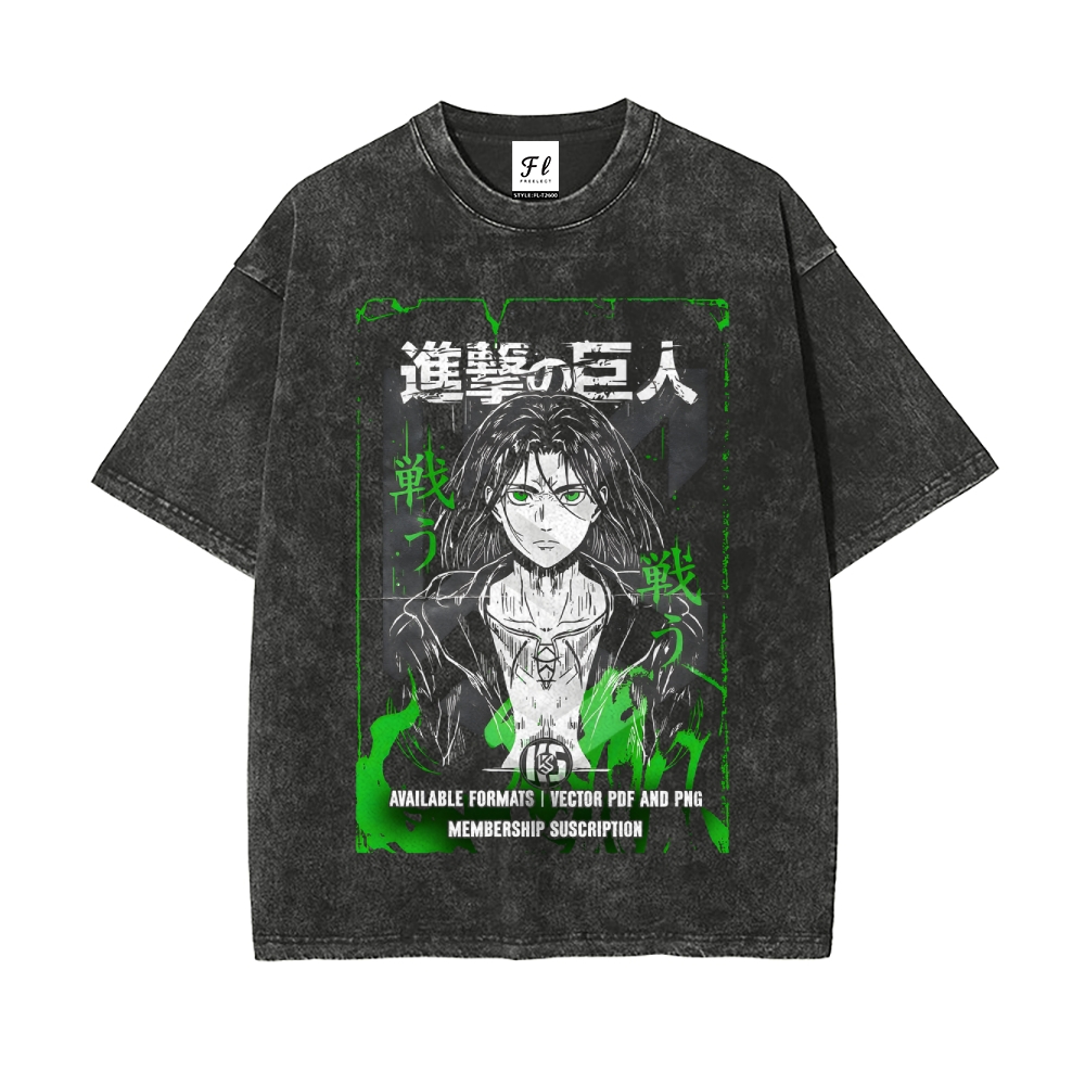 Vintage Oversized T-Shirt Attack on Titan