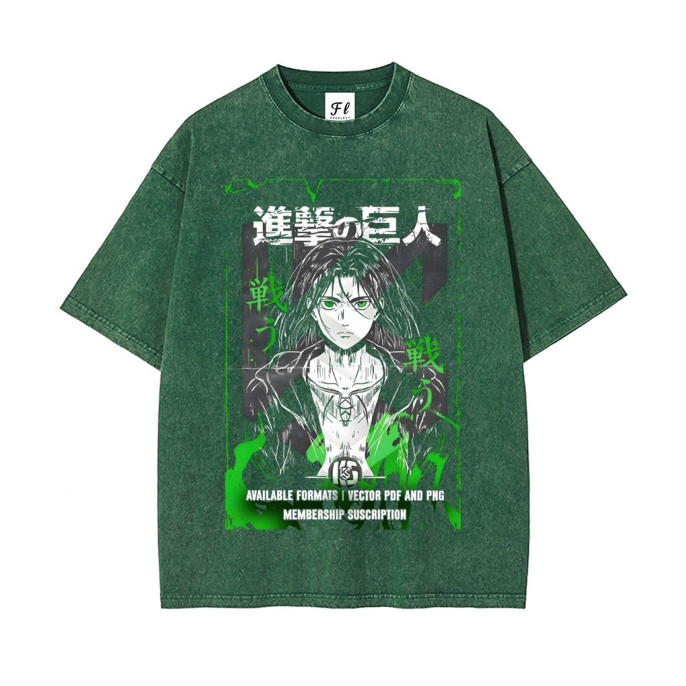 Vintage Oversized T-Shirt Attack on Titan