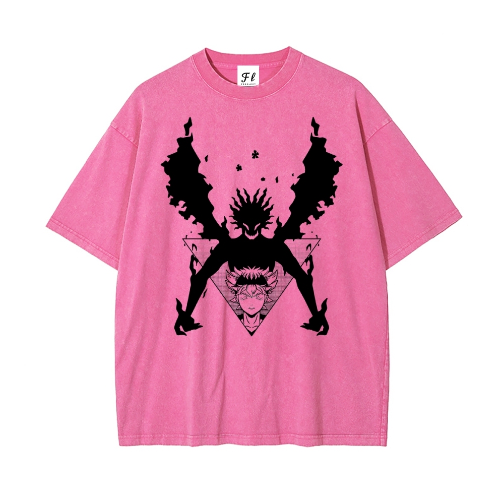 Vintage Oversized T-Shirt Black Clover