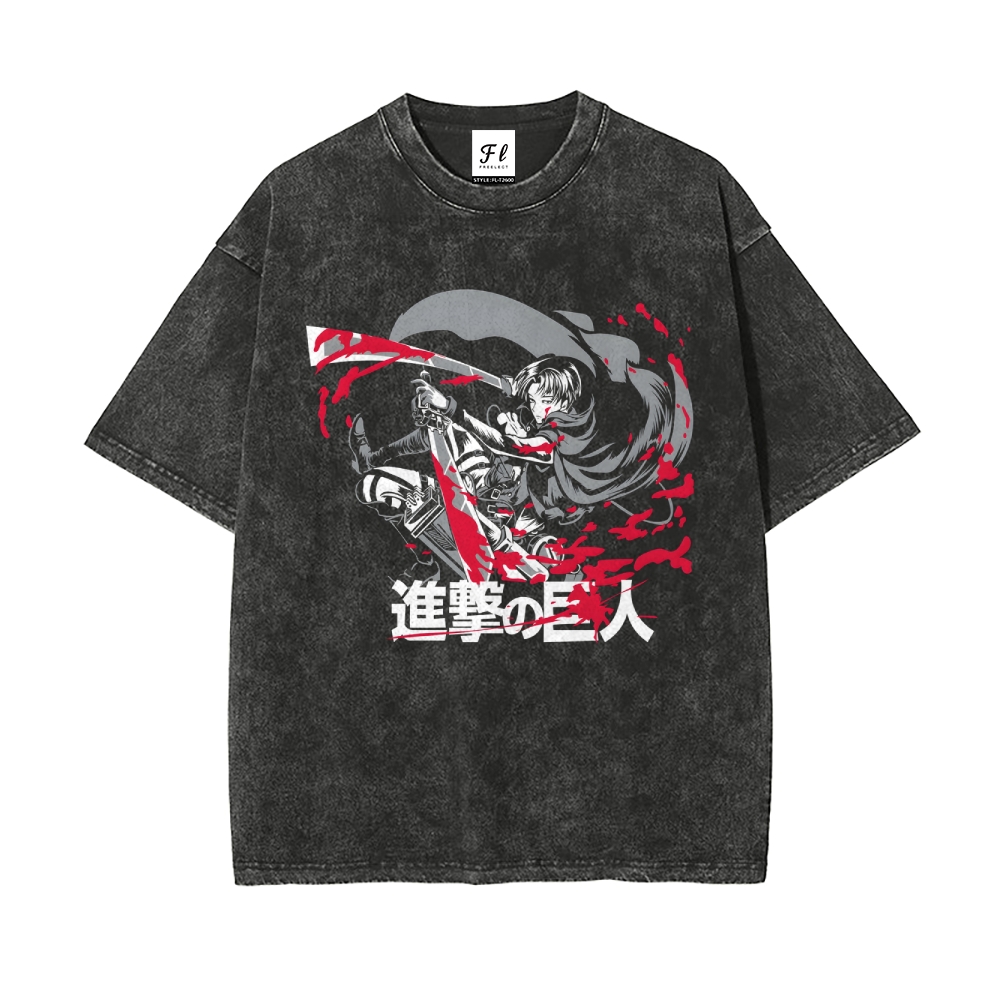 Vintage Oversized T-Shirt Attack on Titan