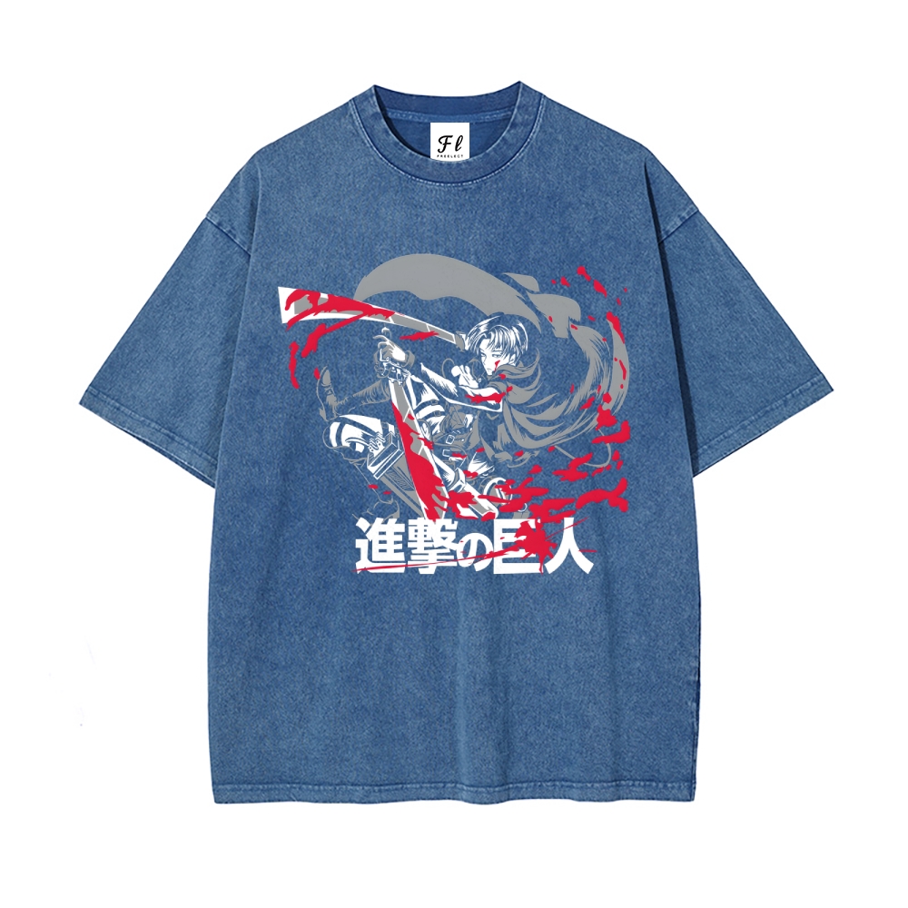 Vintage Oversized T-Shirt Attack on Titan