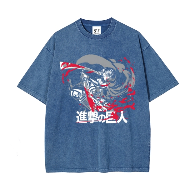 Vintage Oversized T-Shirt Attack on Titan