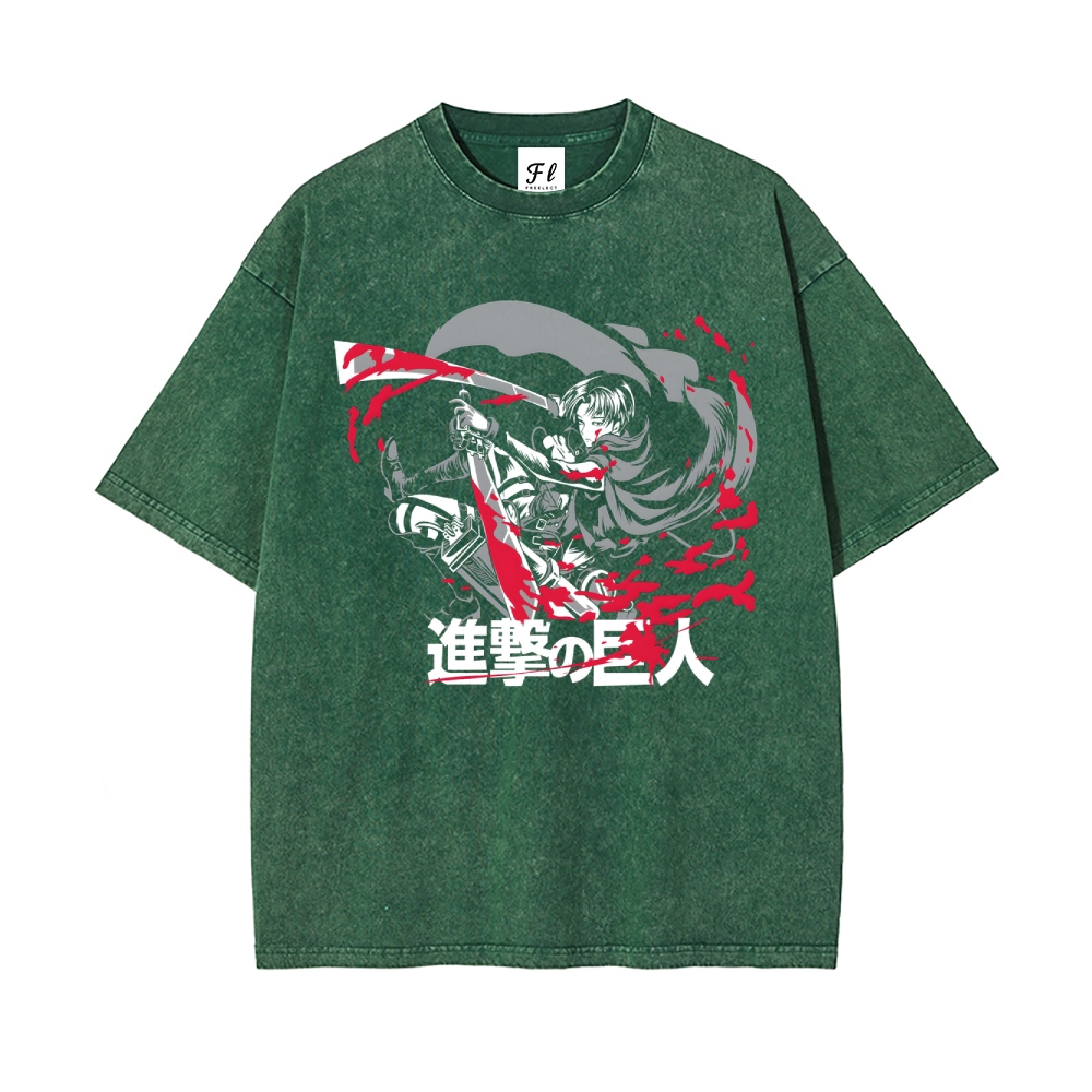 Vintage Oversized T-Shirt Attack on Titan