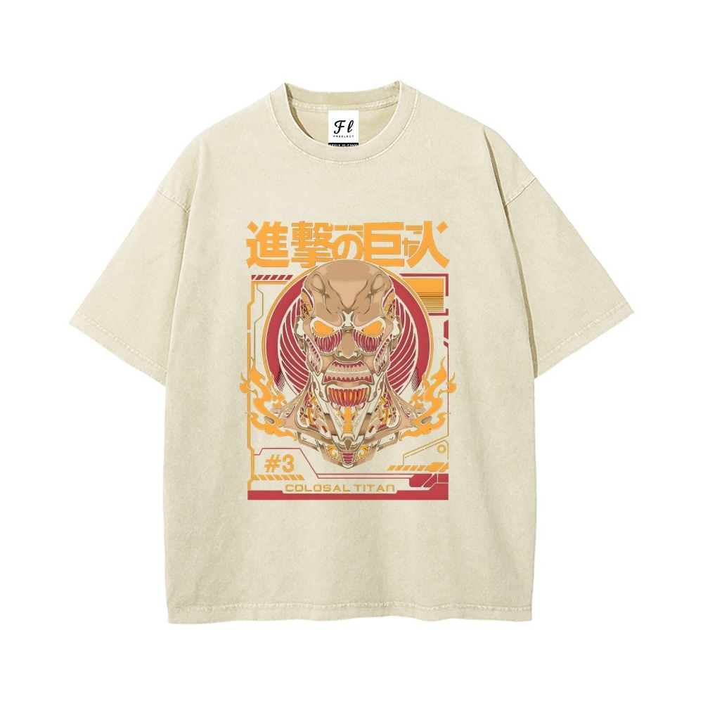 Vintage Oversized T-Shirt Attack on Titan