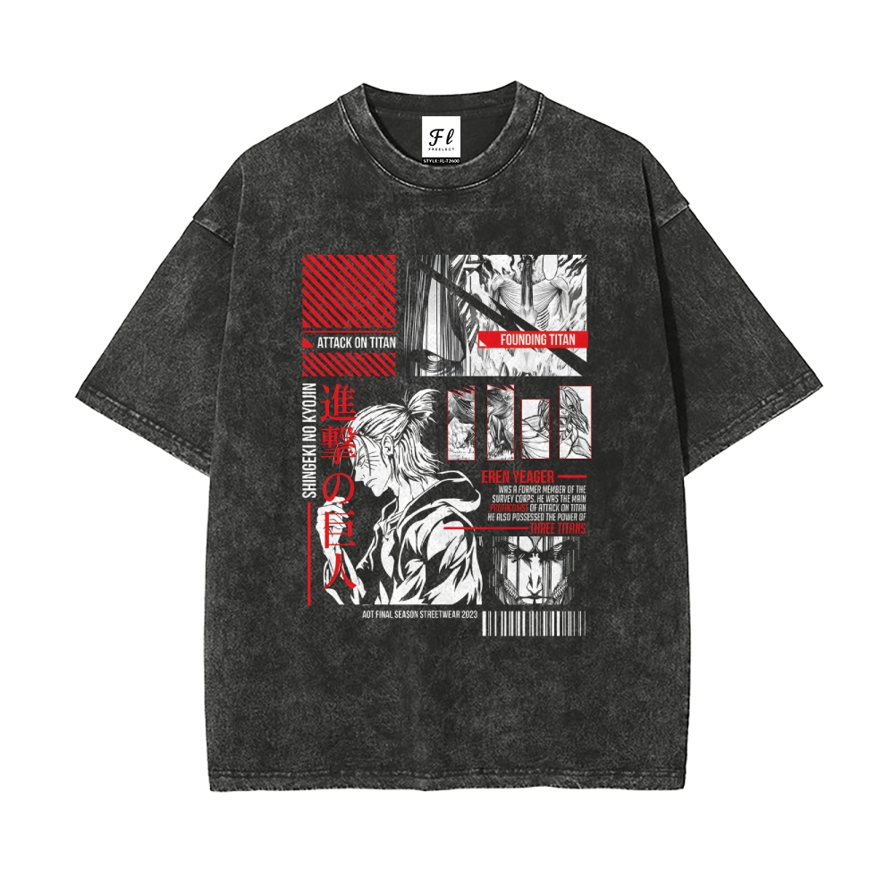 Vintage Oversized T-Shirt Attack on Titan