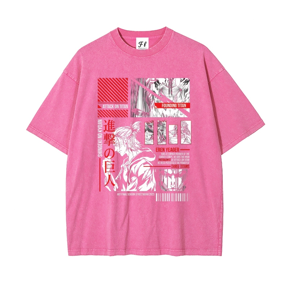 Vintage Oversized T-Shirt Attack on Titan