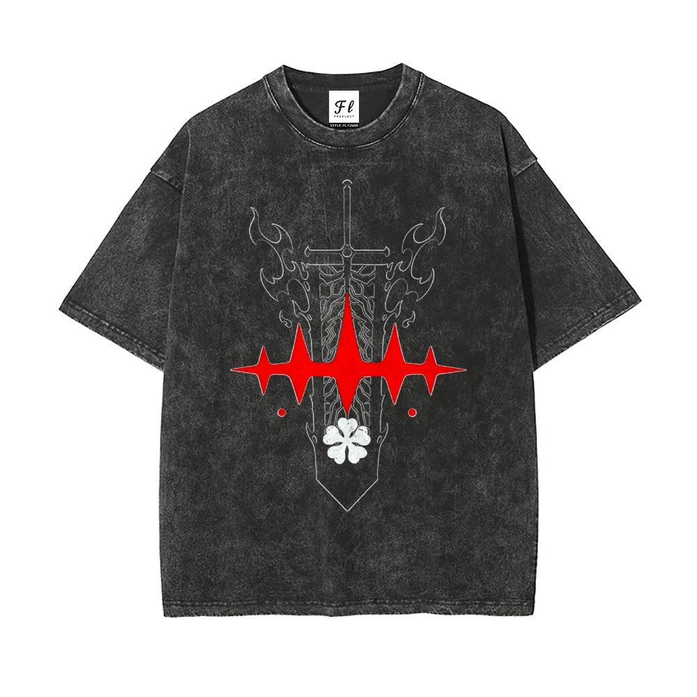 Vintage Oversized T-Shirt Bleach