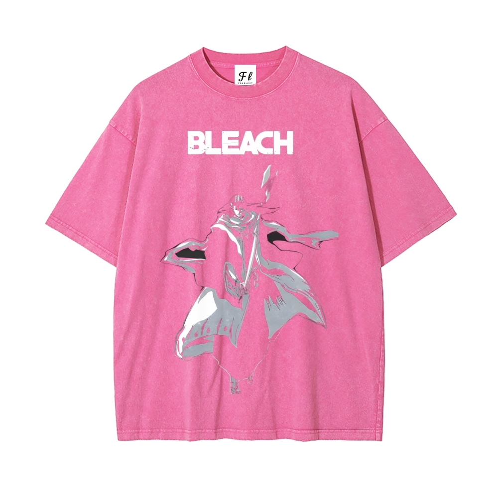 Vintage Oversized T-Shirt Bleach  Kurosaki Ichigo