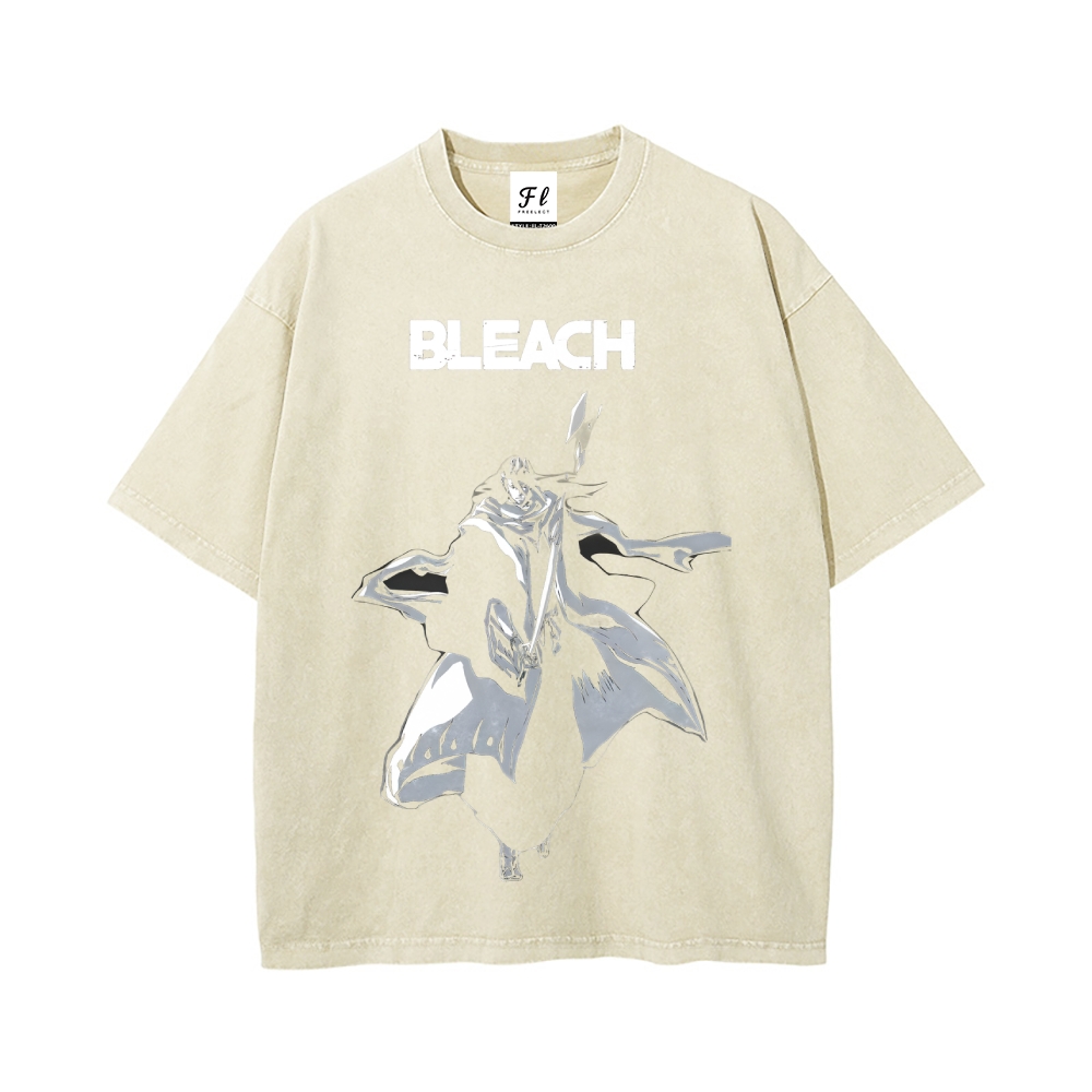 Vintage Oversized T-Shirt Bleach  Kurosaki Ichigo