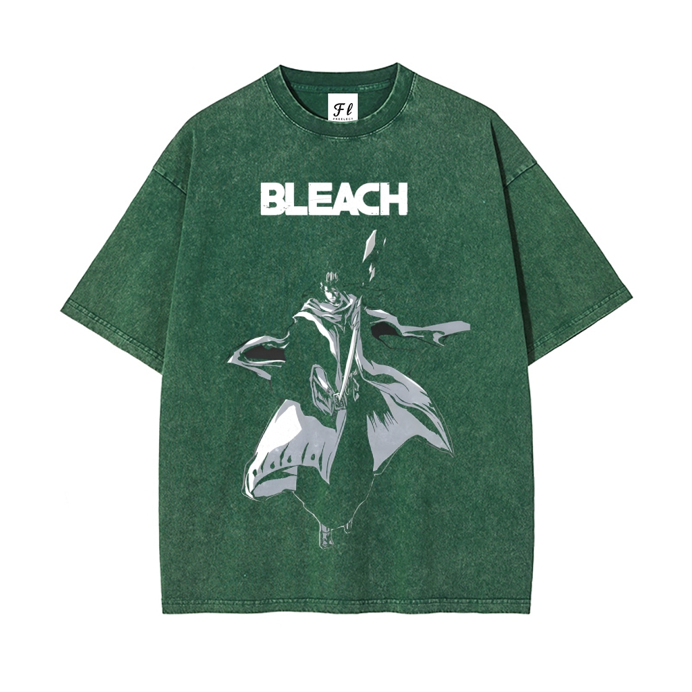 Vintage Oversized T-Shirt Bleach  Kurosaki Ichigo