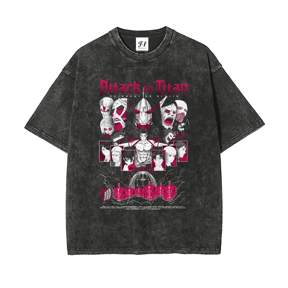 Vintage Oversized T-Shirt Attack On Titan
