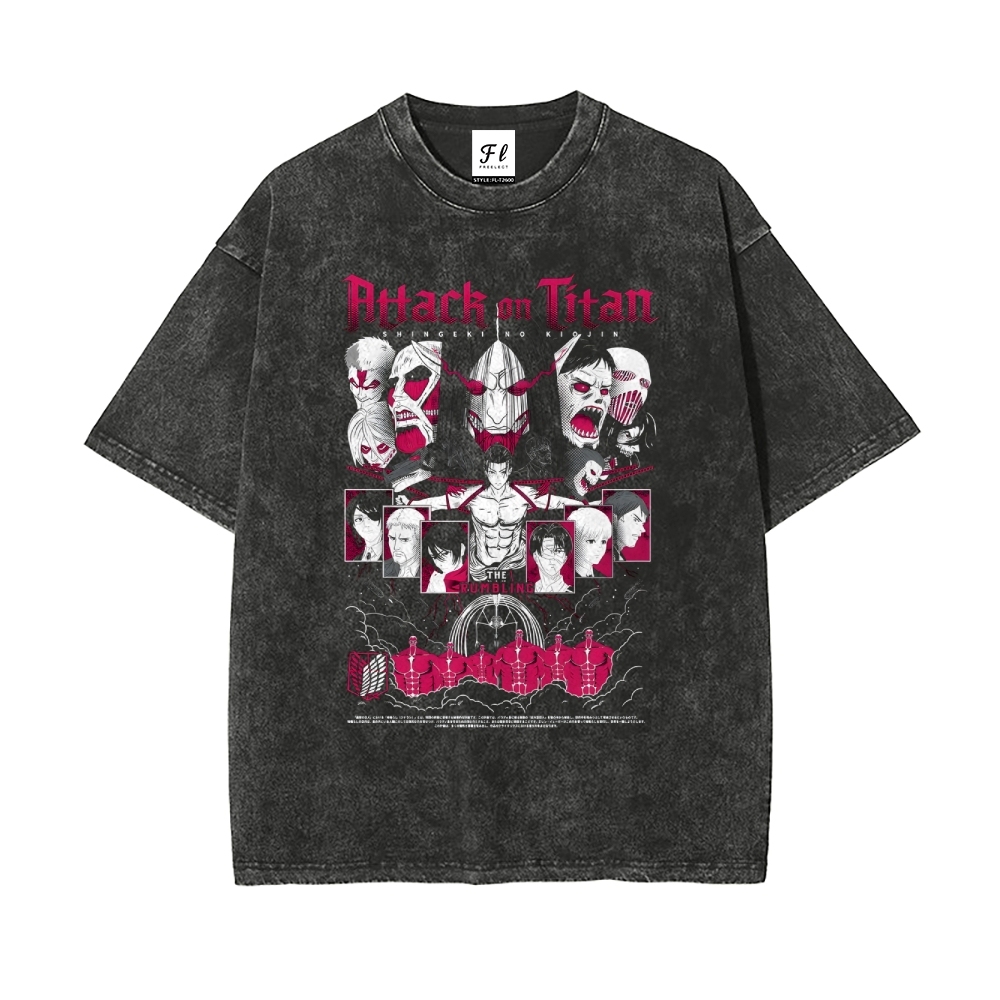 Vintage Oversized T-Shirt Attack On Titan