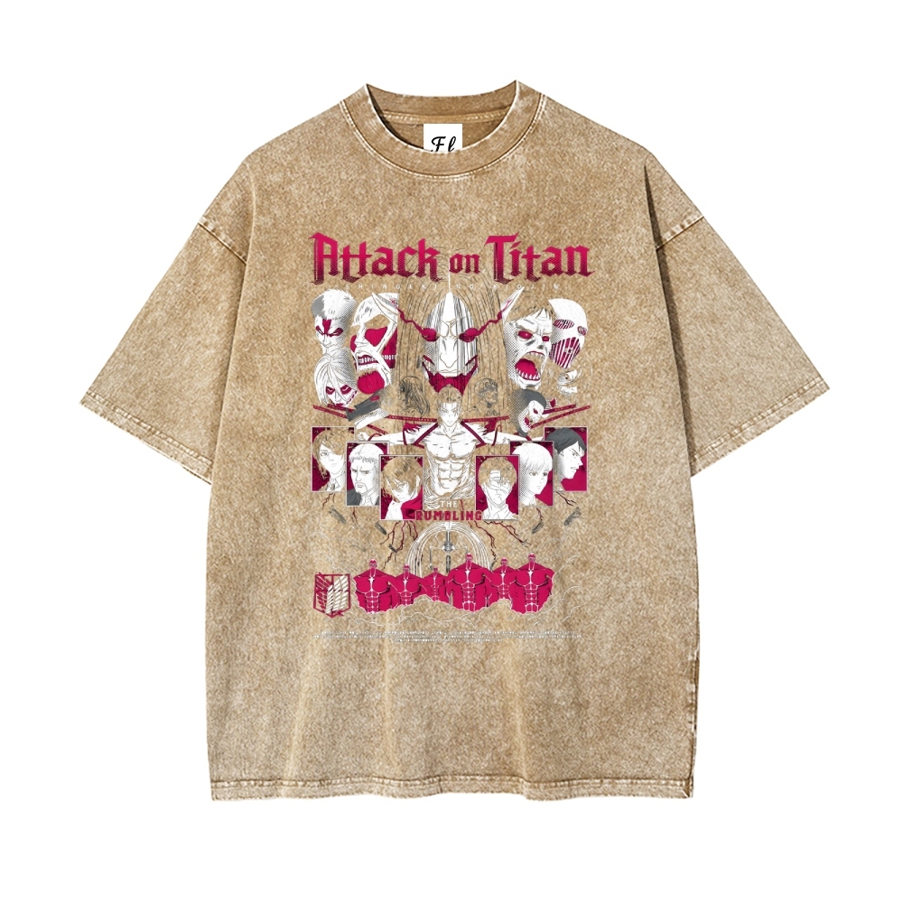 Vintage Oversized T-Shirt Attack On Titan