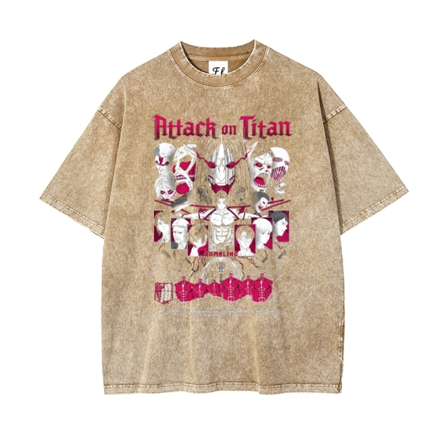 Vintage Oversized T-Shirt Attack On Titan