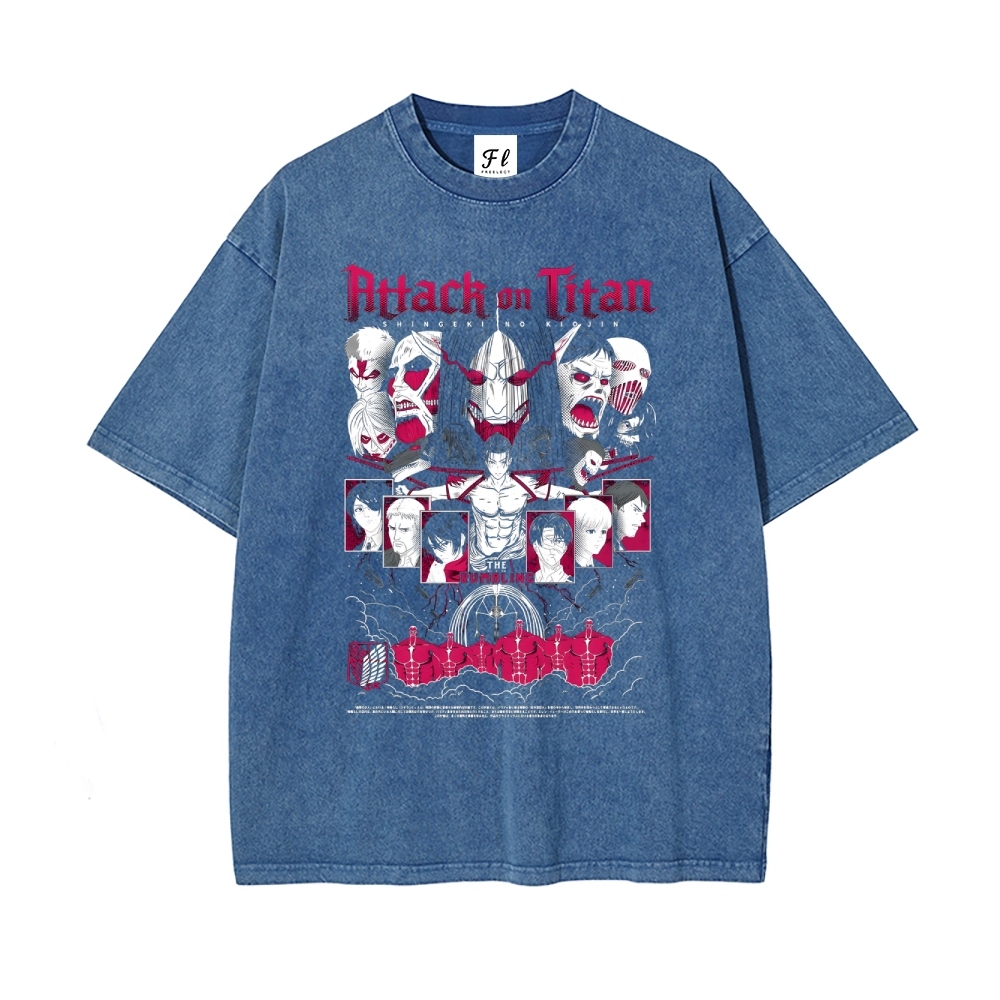 Vintage Oversized T-Shirt Attack On Titan