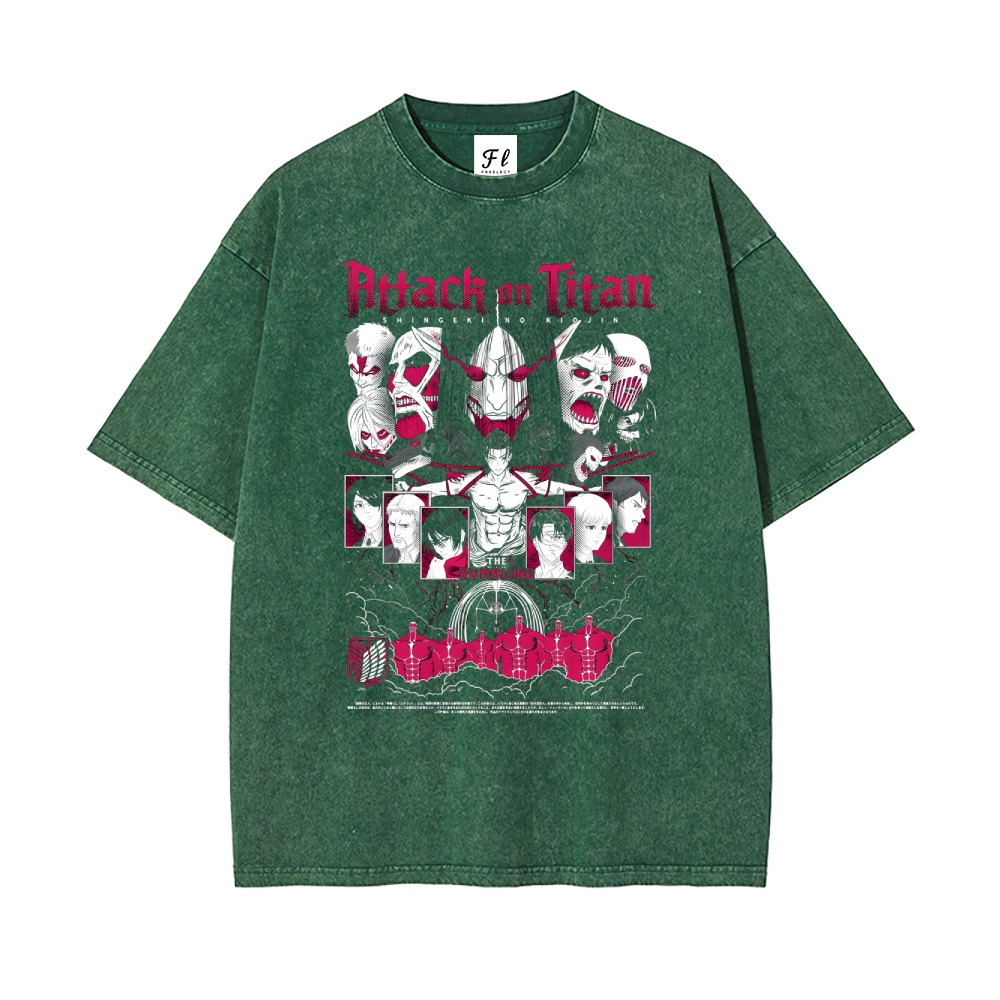 Vintage Oversized T-Shirt Attack On Titan