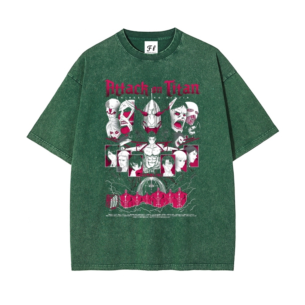 Vintage Oversized T-Shirt Attack On Titan