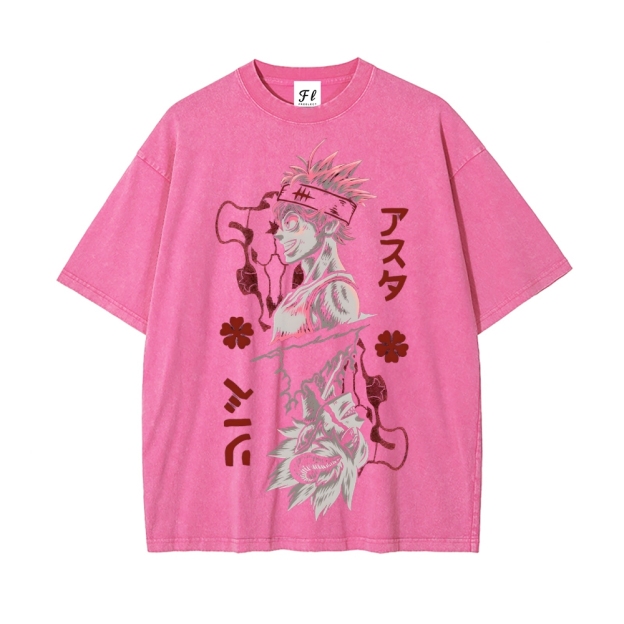 Vintage Oversized T-Shirt Black Clover