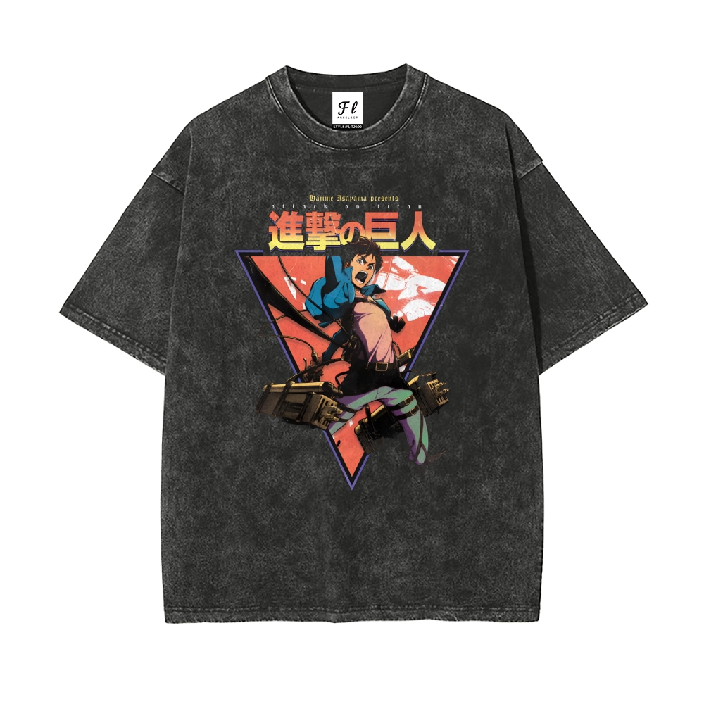 Vintage Oversized T-Shirt Attack On Titan