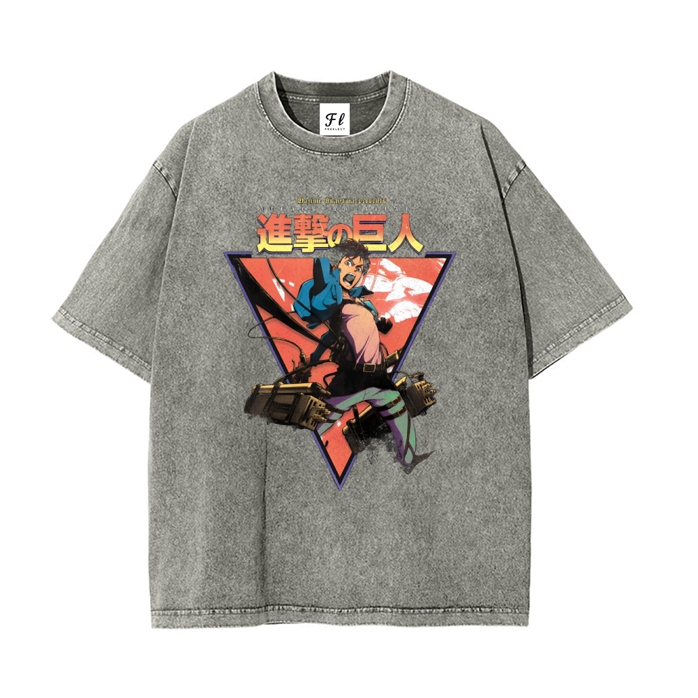 Vintage Oversized T-Shirt Attack On Titan