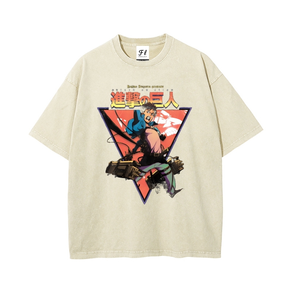 Vintage Oversized T-Shirt Attack On Titan