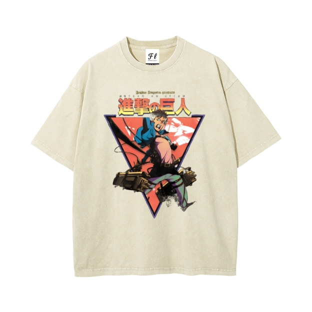 Vintage Oversized T-Shirt Attack On Titan