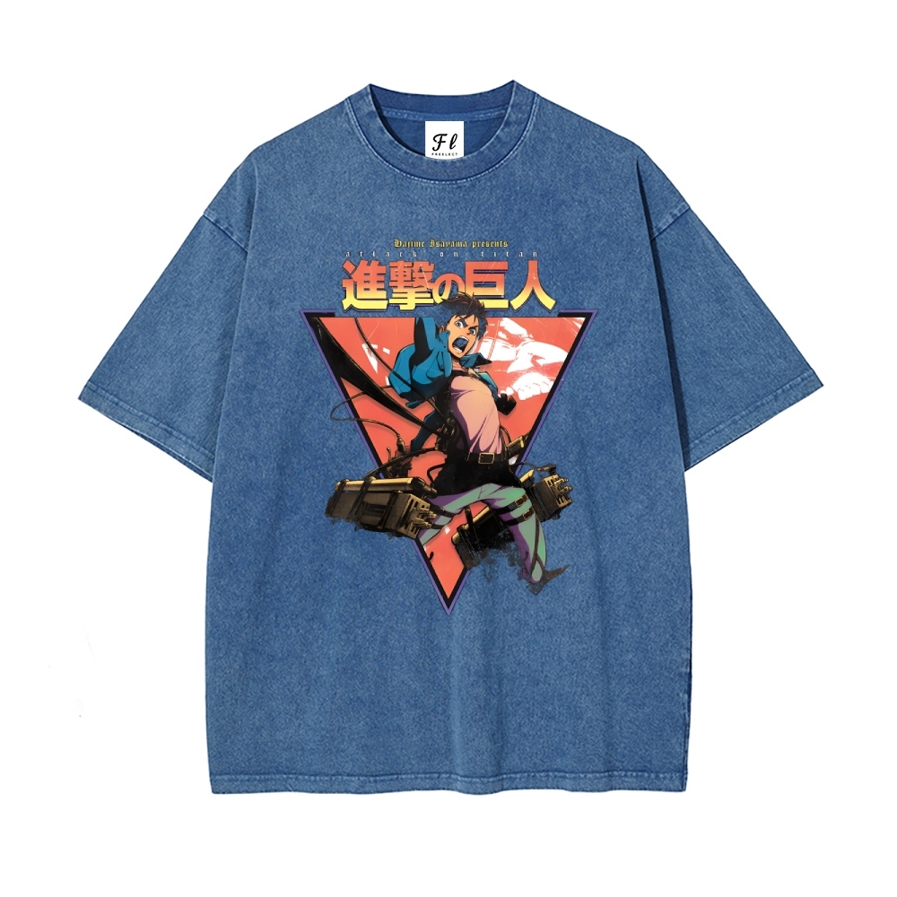 Vintage Oversized T-Shirt Attack On Titan