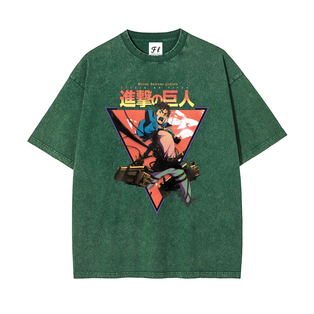 Vintage Oversized T-Shirt Attack On Titan