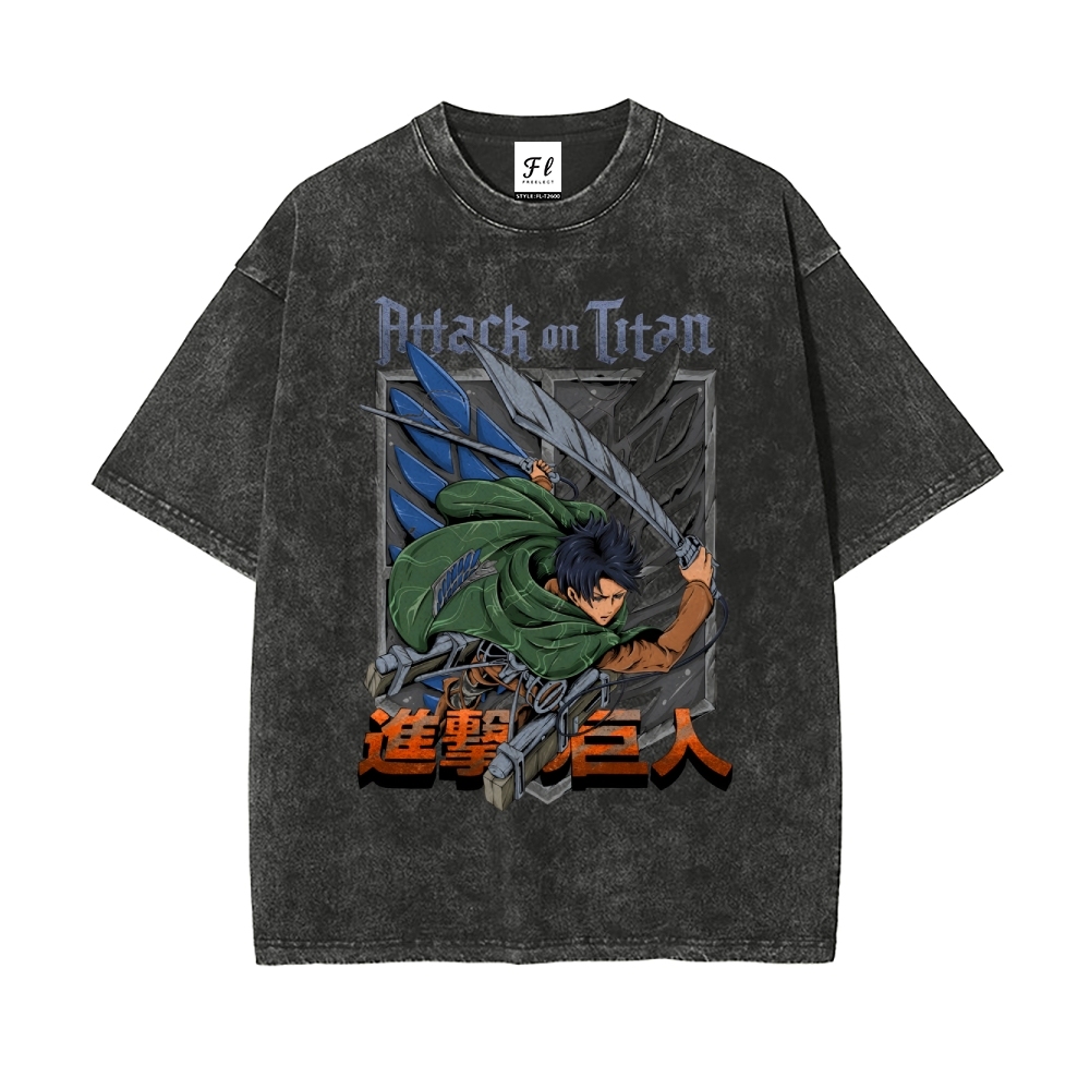 Vintage Oversized T-Shirt Attack On Titan