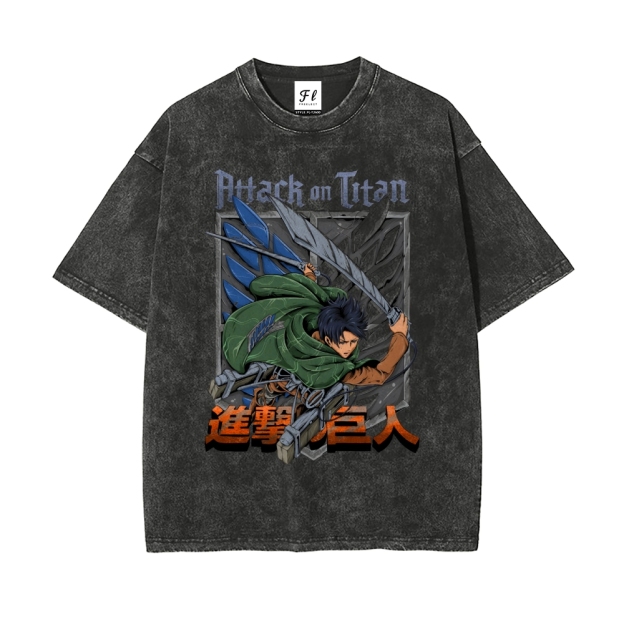 Vintage Oversized T-Shirt Attack On Titan