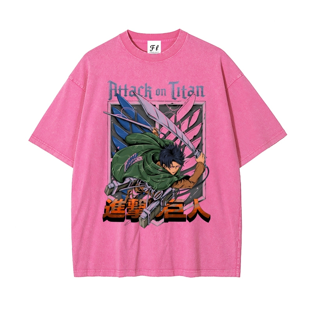 Vintage Oversized T-Shirt Attack On Titan