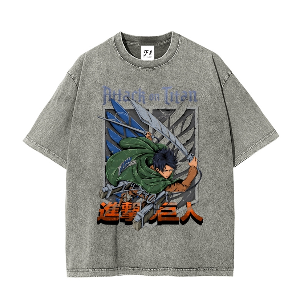 Vintage Oversized T-Shirt Attack On Titan