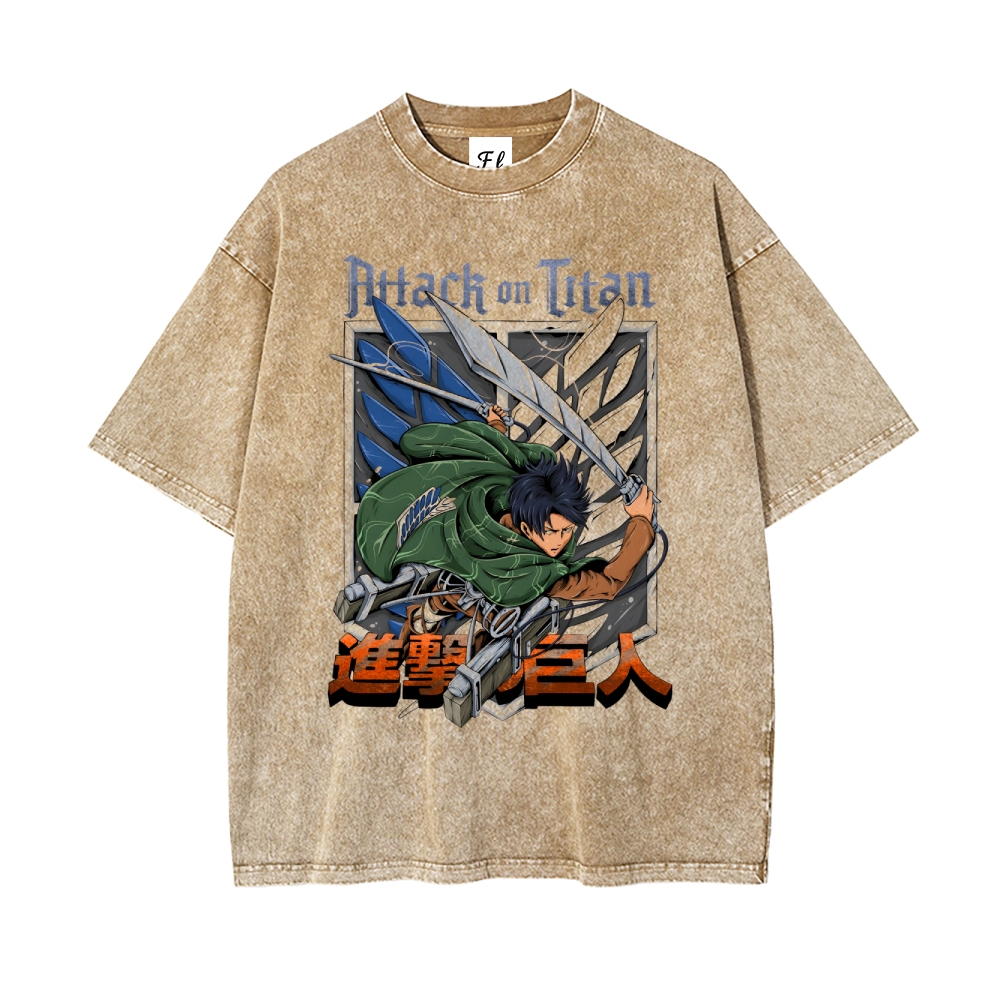 Vintage Oversized T-Shirt Attack On Titan
