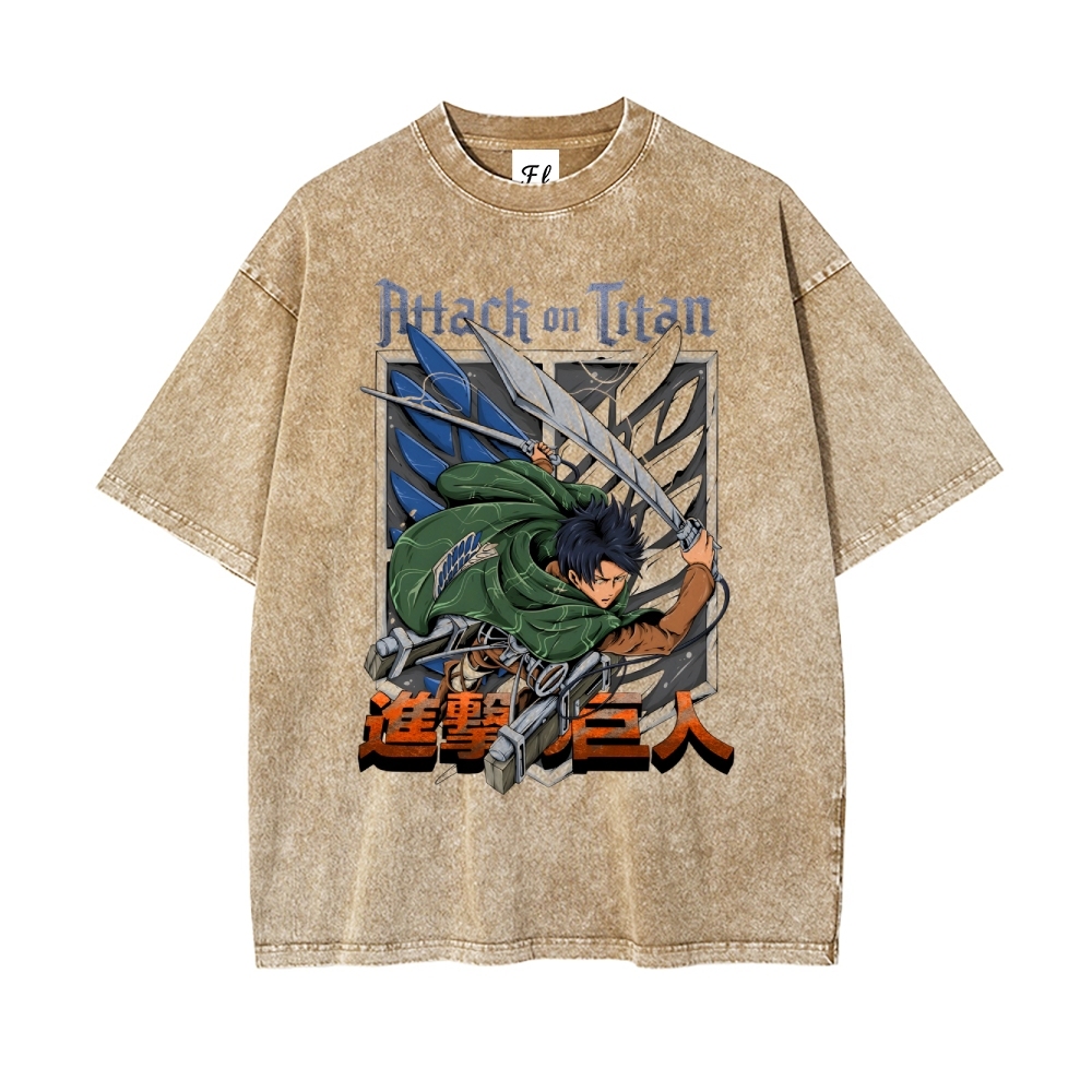 Vintage Oversized T-Shirt Attack On Titan
