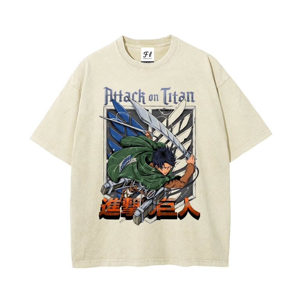 Vintage Oversized T-Shirt Attack On Titan
