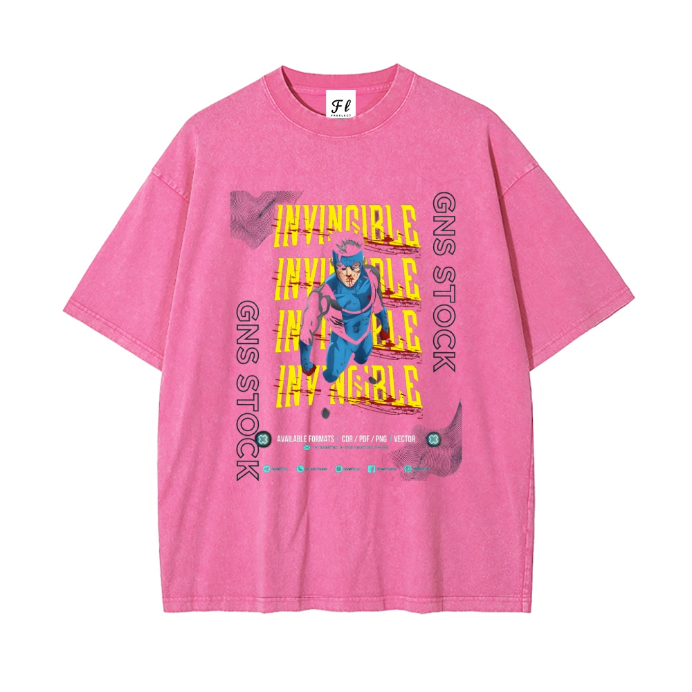 Vintage Oversized T-Shirt Invincible