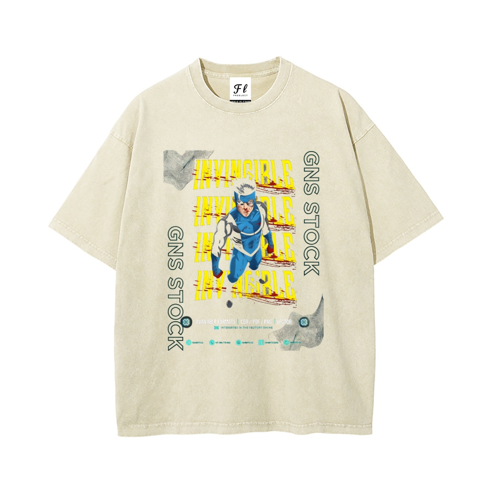 Vintage Oversized T-Shirt Invincible