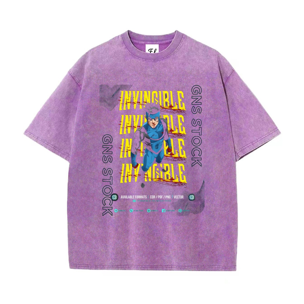 Vintage Oversized T-Shirt Invincible