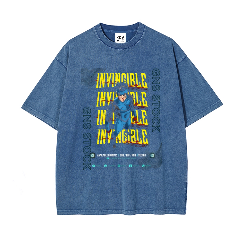 Vintage Oversized T-Shirt Invincible