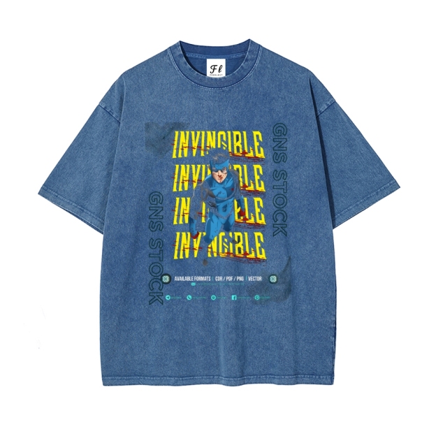 Vintage Oversized T-Shirt Invincible