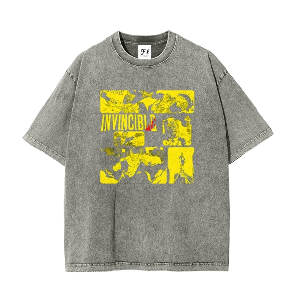 Vintage Oversized T-Shirt Invincible