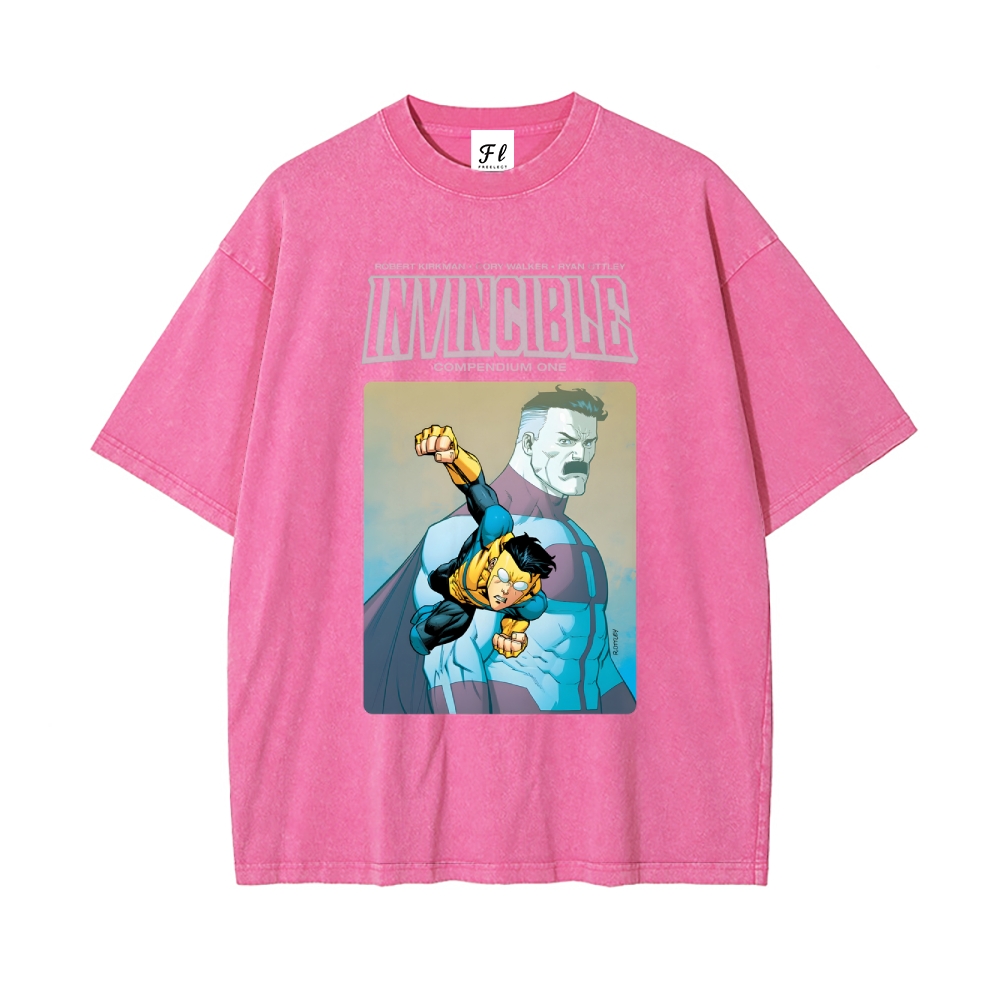 Vintage Oversized T-Shirt Invincible
