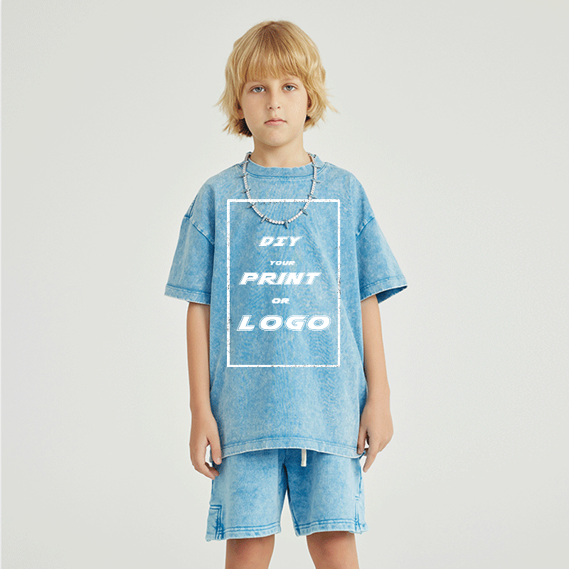 Kids Washed T Shirt