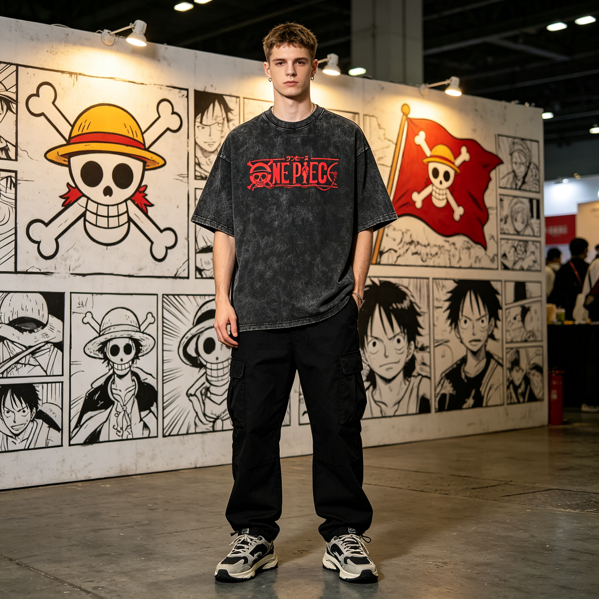 One Piece DTG Printed 250GSM Washed T Shirts